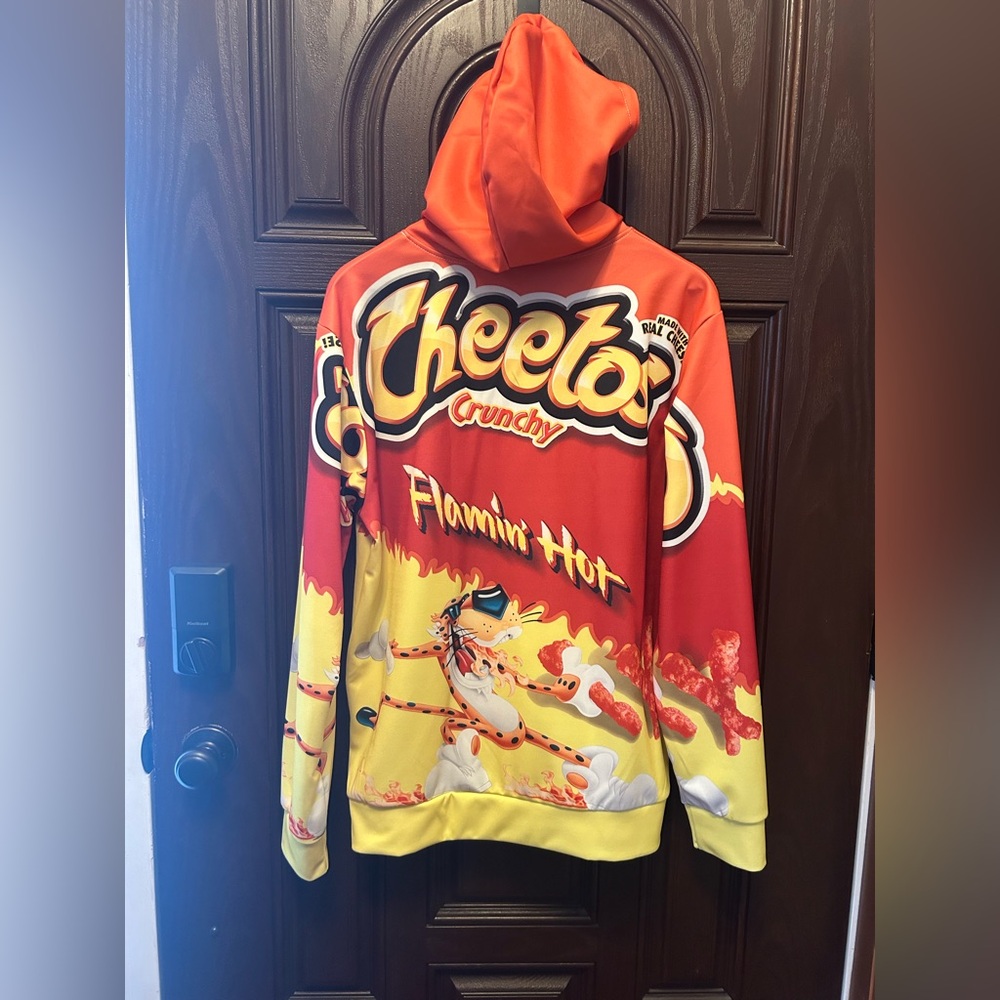 Cheetos Flamin' Hot Hoodie-Size Medium NWOT 🧡 - Picture 2 of 5